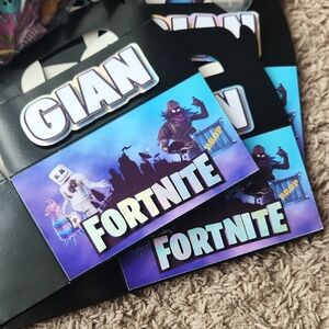 Custum Fortnite Themed 12 Gift/Candy Baxes. For Birthday Party